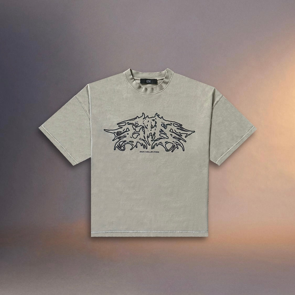 Iridescent Reflective Vintage Desert Sand Tee